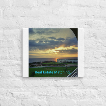 Natural View Thin canvas with realestatematching without key Logo