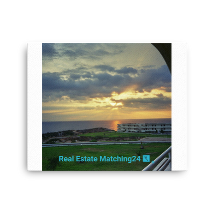 Attractive Sinari Thin canvas with realestatematching24 with key Logo