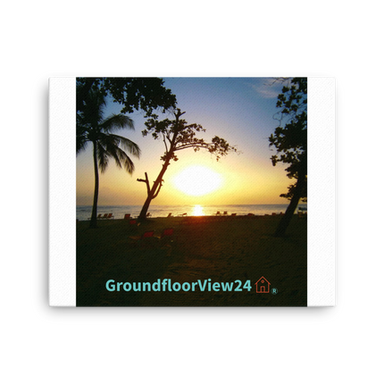 Beautiful Sea View Thin canvas with groundfloorview24 with House Logo