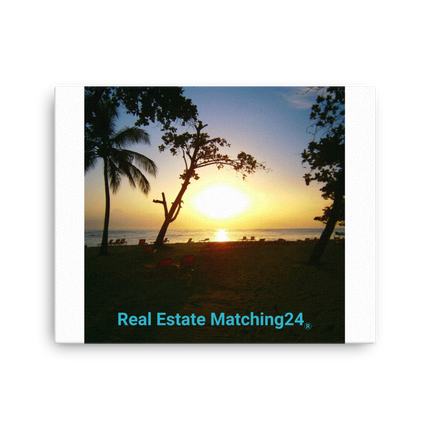Beautiful Sea View Thin canvas with realestatematching24 without key Logo