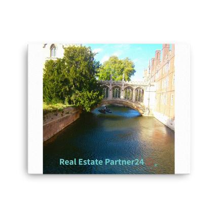 Beautiful Canel Thin canvas with realestatepartner24 with house Logo