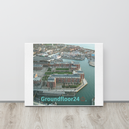 Nice City Thin canvas with Groundfloor24 with House Logo