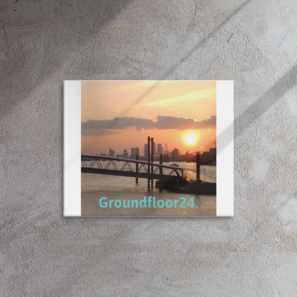 Evening Glow Thin canvas with Groundfloor24 without House Logo