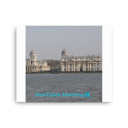 Riverside Beauty Thin canvas with realestatematching with key Logo