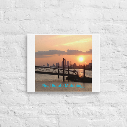 Evening Glow Thin canvas with realestatematching without key Logo