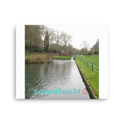 Lakeside Beauty Thin canvas with Groundfloor24 with House Logo