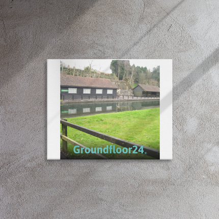 Lakeside Serenity Thin canvas with Groundfloor24 without House Logo