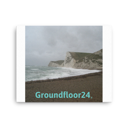 Waves and Sand Thin canvas with Groundfloor24 without House Logo