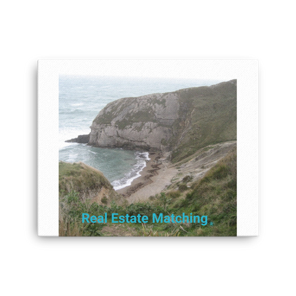 Sea & Hills Thin canvas with realestatematching without key Logo
