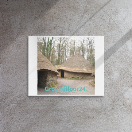 Village Charm Thin canvas with Groundfloor24 without House Logo