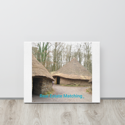 Village Charm Thin canvas with realestatematching without key Logo