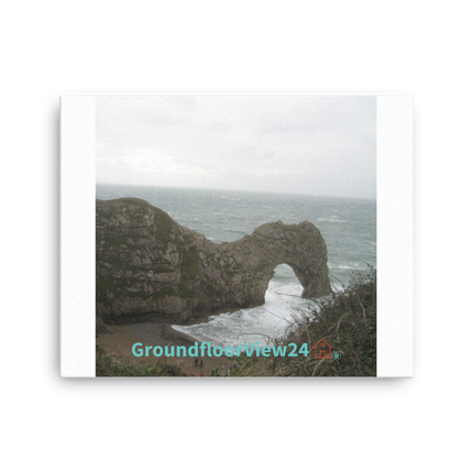 Coastal Escape Thin canvas with groundfloorview24 with House Logo