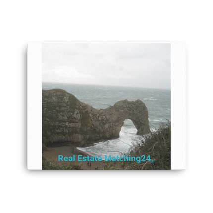 Coastal Escape Thin canvas with realestatematching24 without key Logo