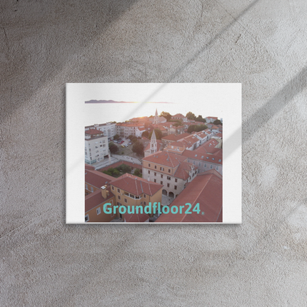 Roof Sunset View Thin canvas with Groundfloor24 without House Logo