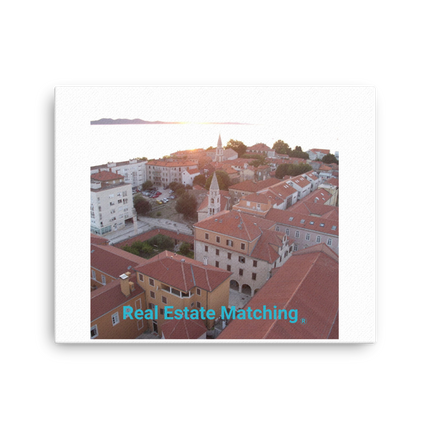 Roof Sunset View Thin canvas with realestatematching without key Logo