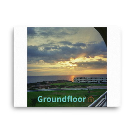 Natural View Thin canvas with Groundfloor with House Logo