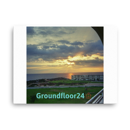 Natural View Thin canvas with Groundfloor24 with House Logo