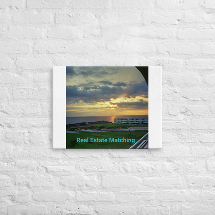 Natural View Thin canvas with realestatematching without key Logo