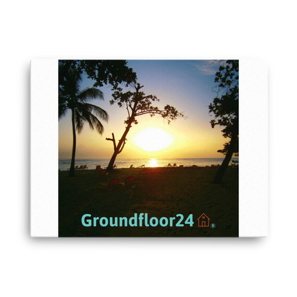 Beautiful Sea View Thin canvas with Groundfloor24 with House Logo