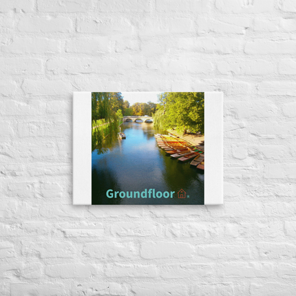 Beautiful Nature Thin canvas with Groundfloor with House Logo