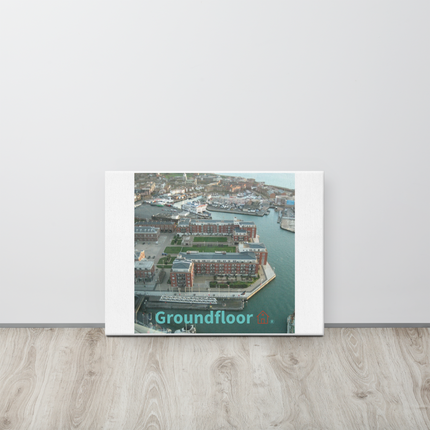 Nice City Thin canvas with Groundfloor with House Logo