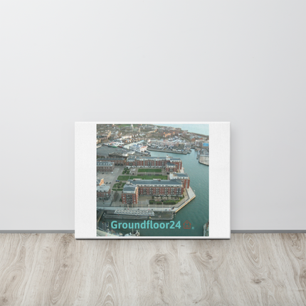 Nice City Thin canvas with Groundfloor24 with House Logo