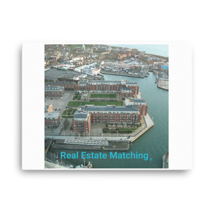 Nice City Thin canvas with realestatematching without key Logo