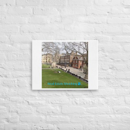 Beautiful Park Thin canvas with realestatematching with key Logo