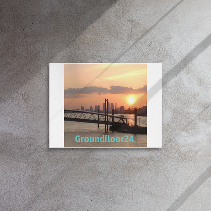 Evening Glow Thin canvas with Groundfloor24 without House Logo