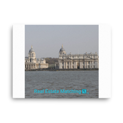 Riverside Beauty Thin canvas with realestatematching with key Logo