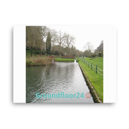 Lakeside Beauty Thin canvas with Groundfloor24 with House Logo