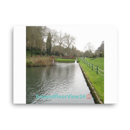 Lakeside Beauty Thin canvas with groundfloorview24 with House Logo