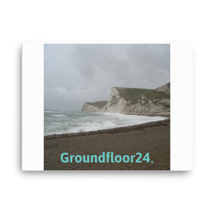 Waves and Sand Thin canvas with Groundfloor24 without House Logo