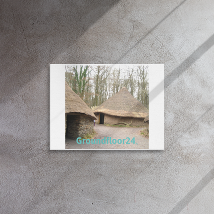 Village Charm Thin canvas with Groundfloor24 without House Logo