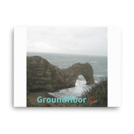 Coastal Escape Thin canvas with Groundfloor with House Logo
