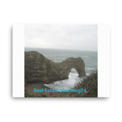 Coastal Escape Thin canvas with realestatematching24 without key Logo