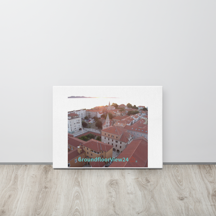 Roof Sunset View Thin canvas with groundfloorview24 with House Logo