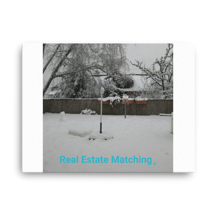 Winter Wonderland Thin canvas with realestatematching without key Logo