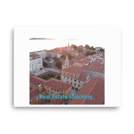 Roof Sunset View Thin canvas with realestatematching without key Logo