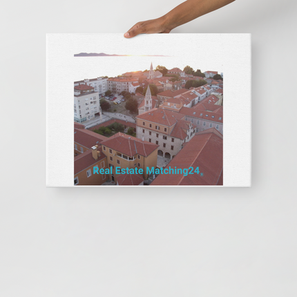 Roof Sunset View Thin canvas with realestatematching24 without key Logo