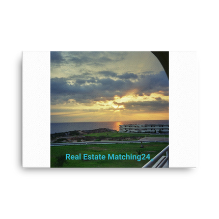 Natural View Thin canvas with realestatematching24 without key Logo