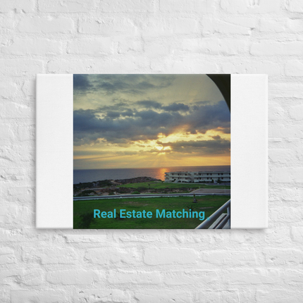 Natural View Thin canvas with realestatematching without key Logo