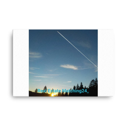 Attractive Sinari Thin canvas with realestatematching24 without key Logo
