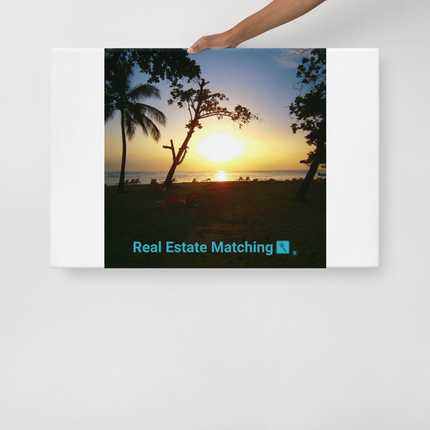 Beautiful Sea View Thin canvas with realestatematching with key Logo