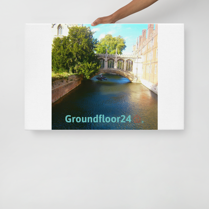 Beautiful Canel Thin canvas with Groundfloor24 with House Logo