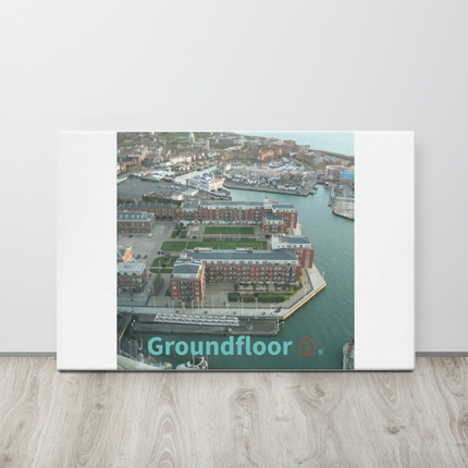 Nice City Thin canvas with Groundfloor with House Logo