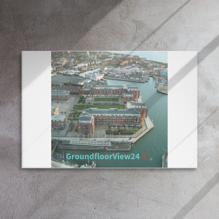Nice City Thin canvas with groundfloorview24 with House Logo