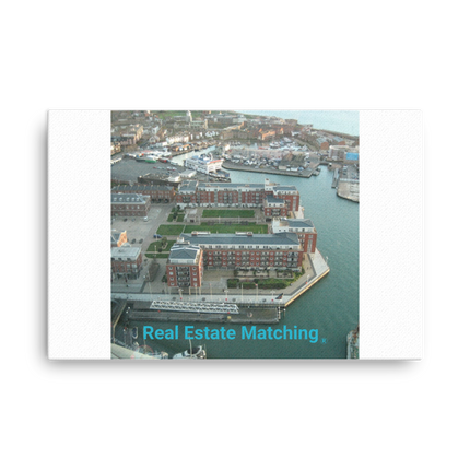 Nice City Thin canvas with realestatematching without key Logo