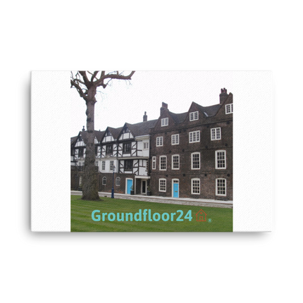 Beautiful Palace Thin canvas with Groundfloor24 with House Logo