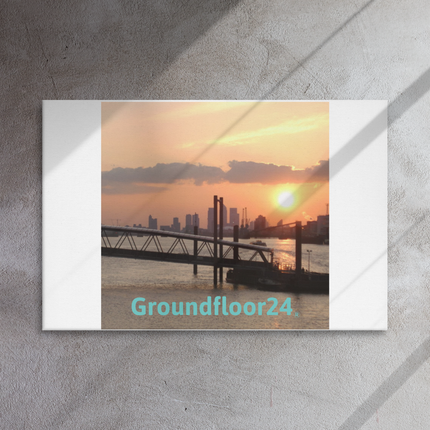 Evening Glow Thin canvas with Groundfloor24 without House Logo